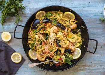 Paella di pesce