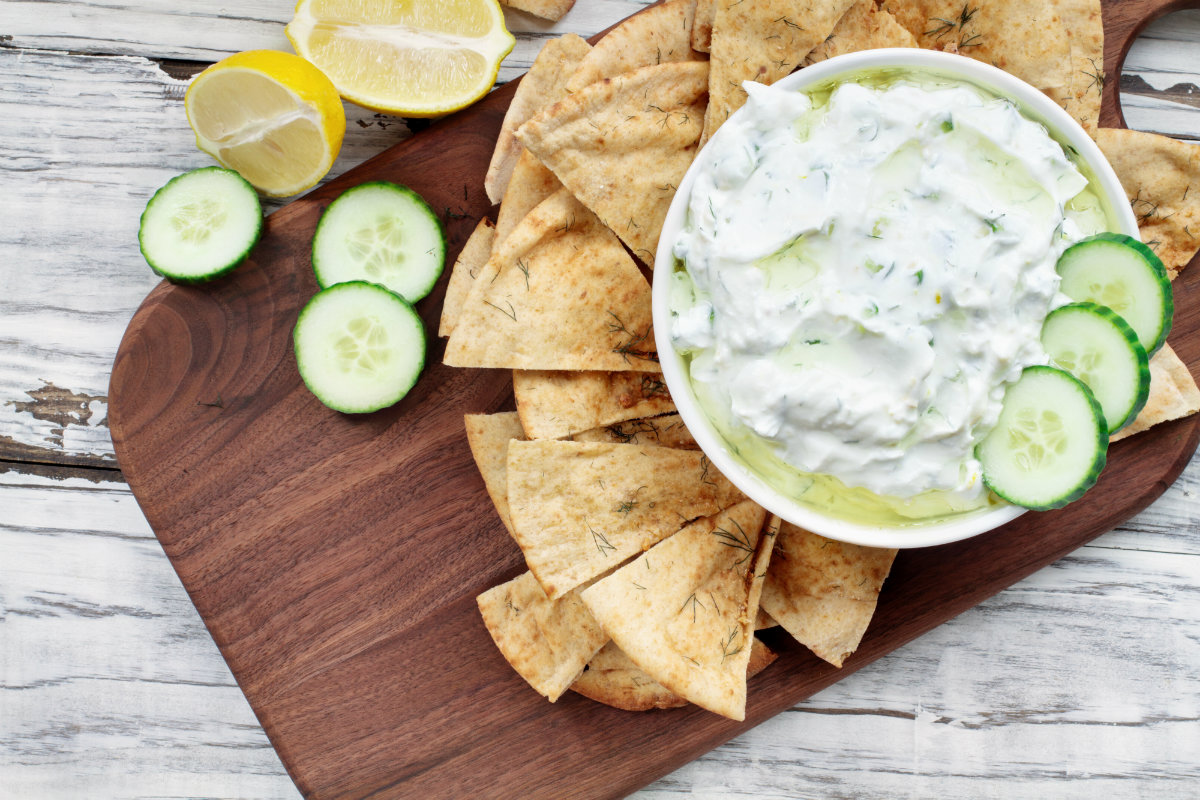 yogurt, la tzatziki greca