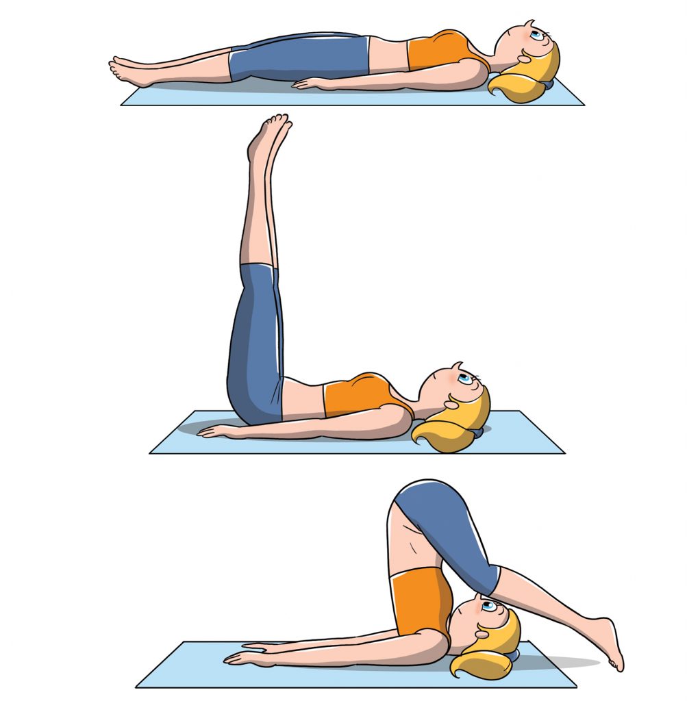 posizioni yoga aratro