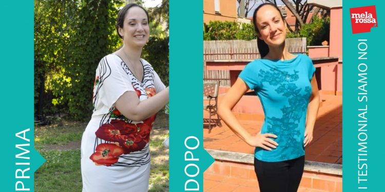 Francesca Paola: - 34 chili con la dieta Melarossa