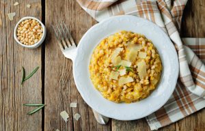 Orzotto all’arancia, comfort food del rientro