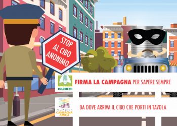 stop cibo anonimo petizione coldiretti