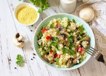 cous cous con funghi