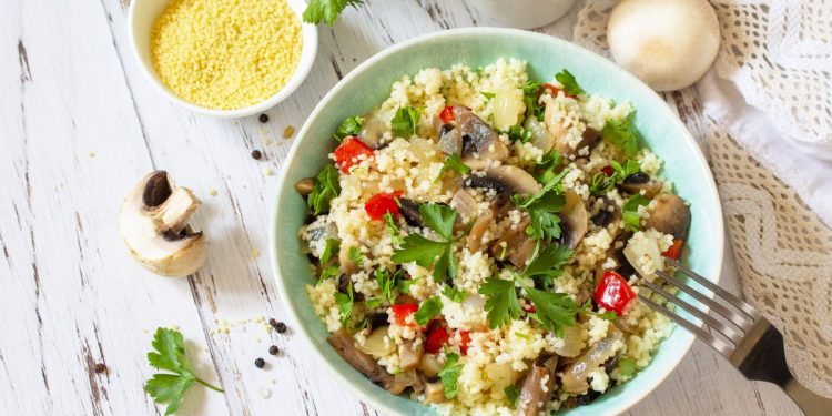 cous cous con funghi