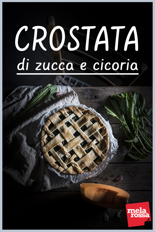 Crostata di zucca e cicoria