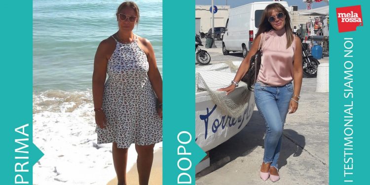 Antonella perde ben 26 kg con la dieta Melarossa
