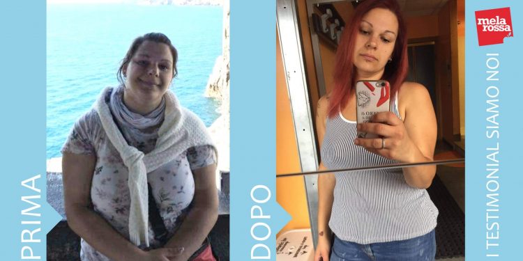 Dieta Melarossa: Valentina perde 20 chili