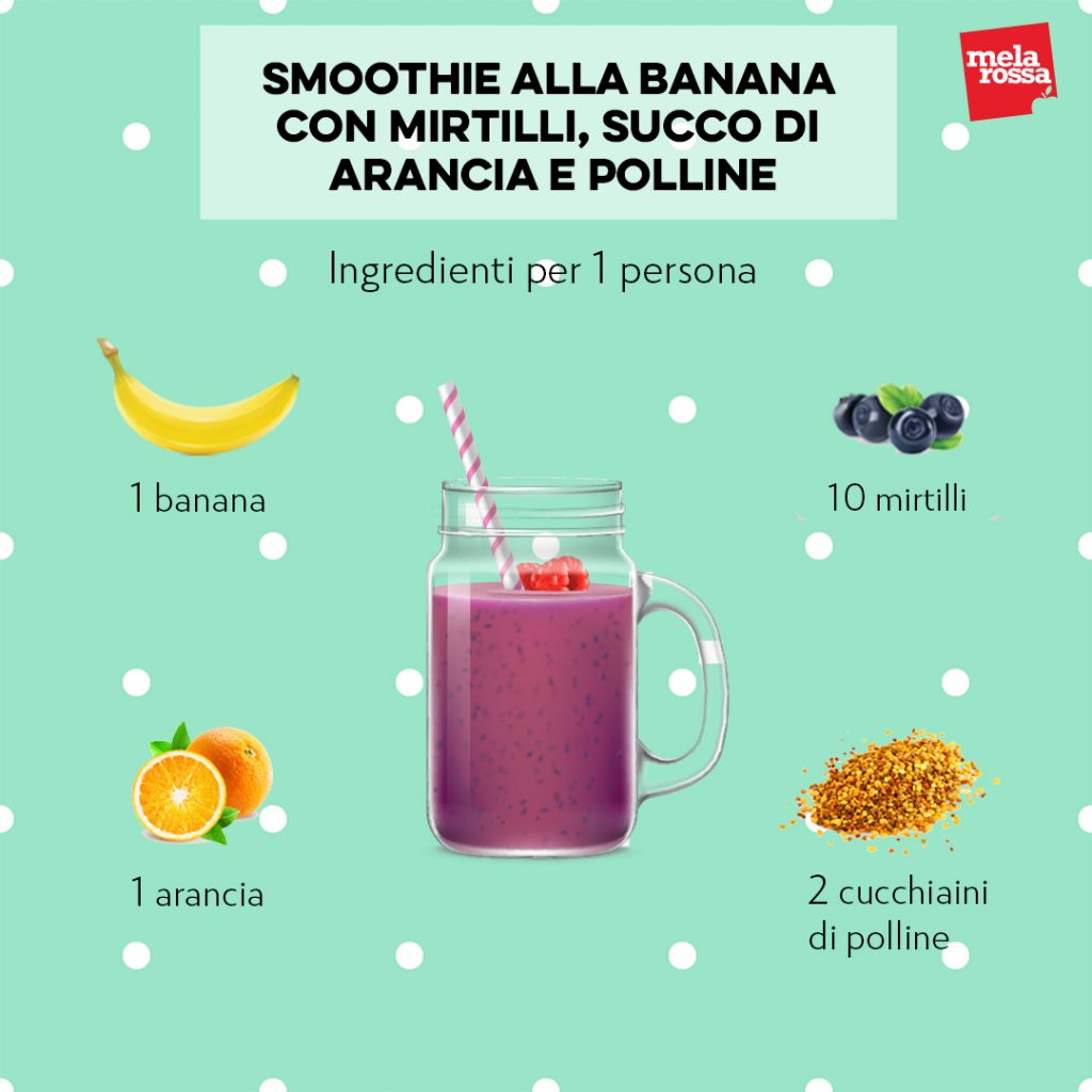 smoothie alla banana per rinforzare le tue difese immunitarie