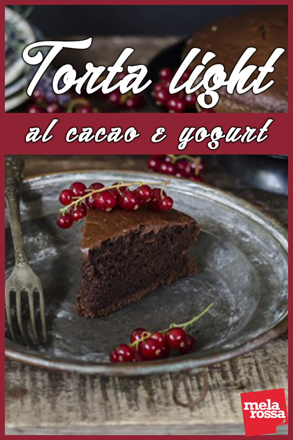 torta light al cacao e yogurt