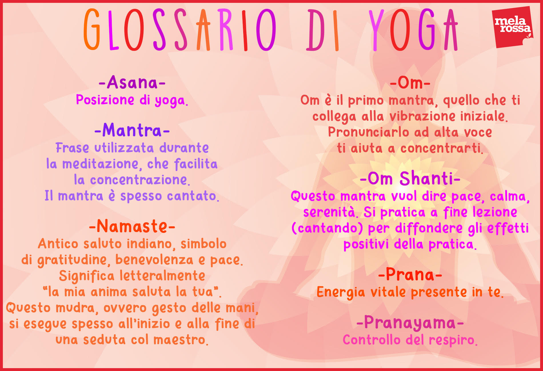 yoga: glossario