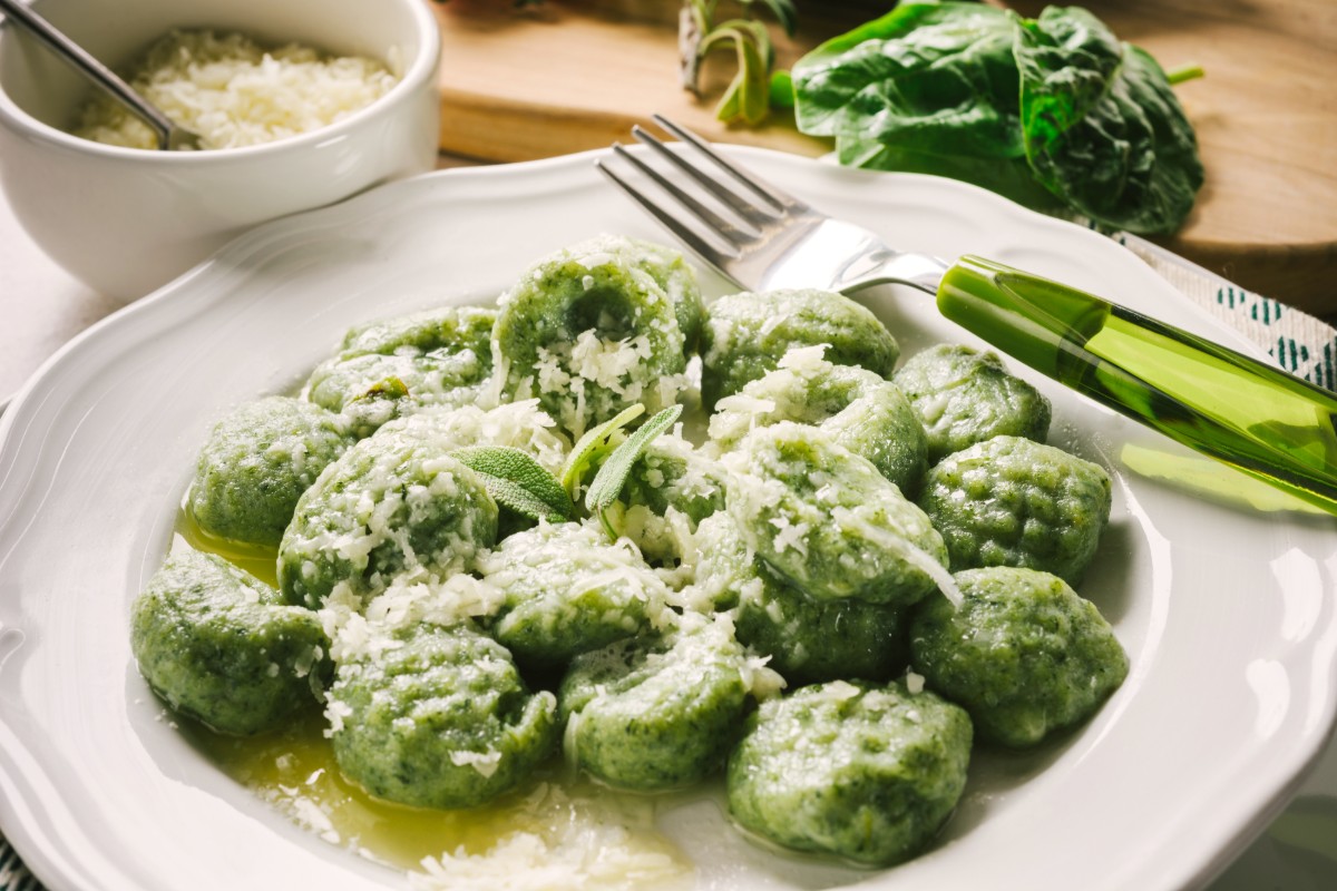 ricette con spinaci: gnocchi patate e spinaci