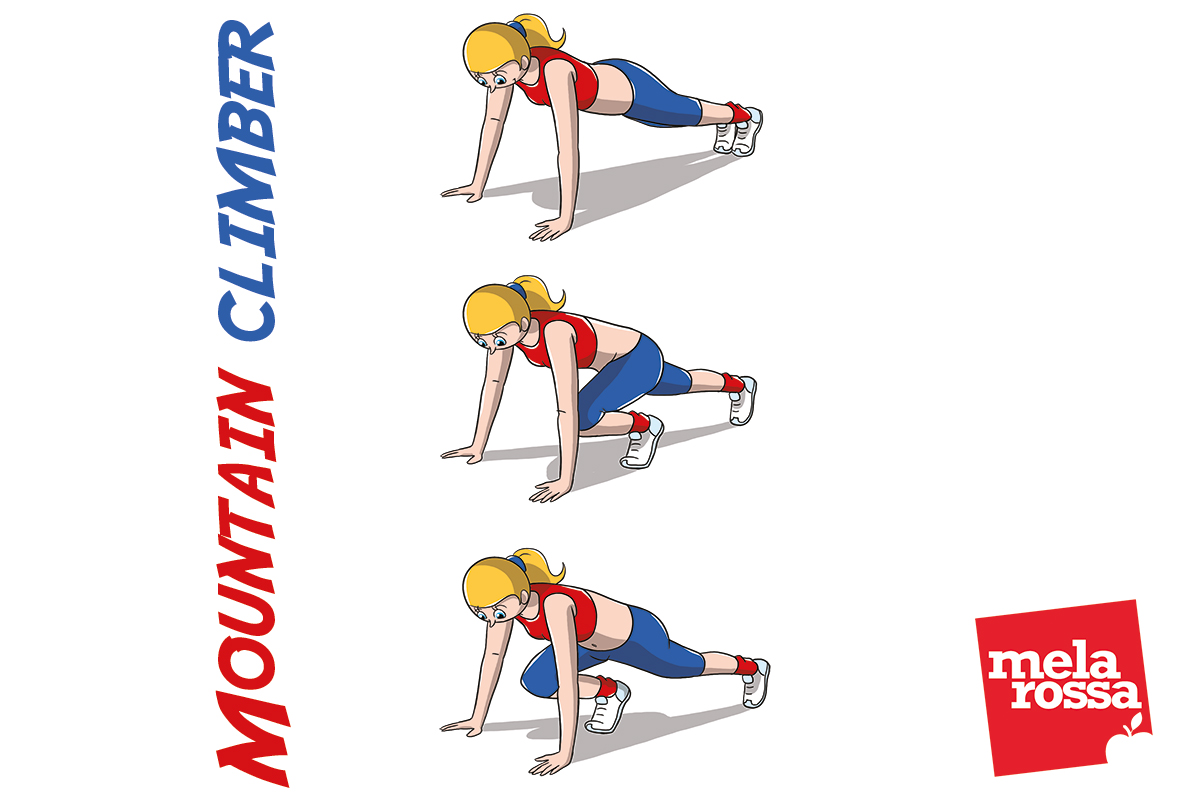 30 days total body challenge: mountain climber