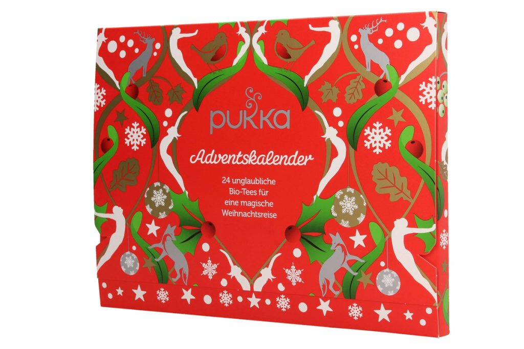 Calendari Avvento Natale 2019 food Pukka tisane