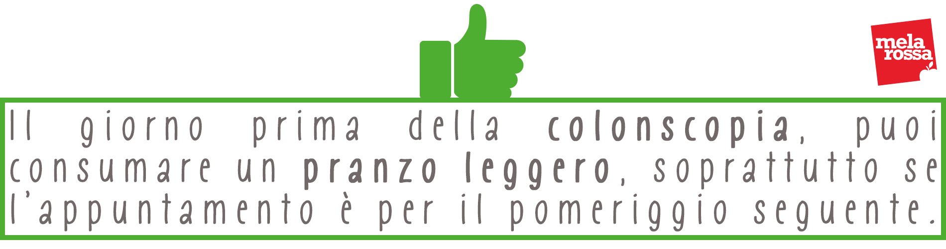 dieta per colonscopia: giorno prima 