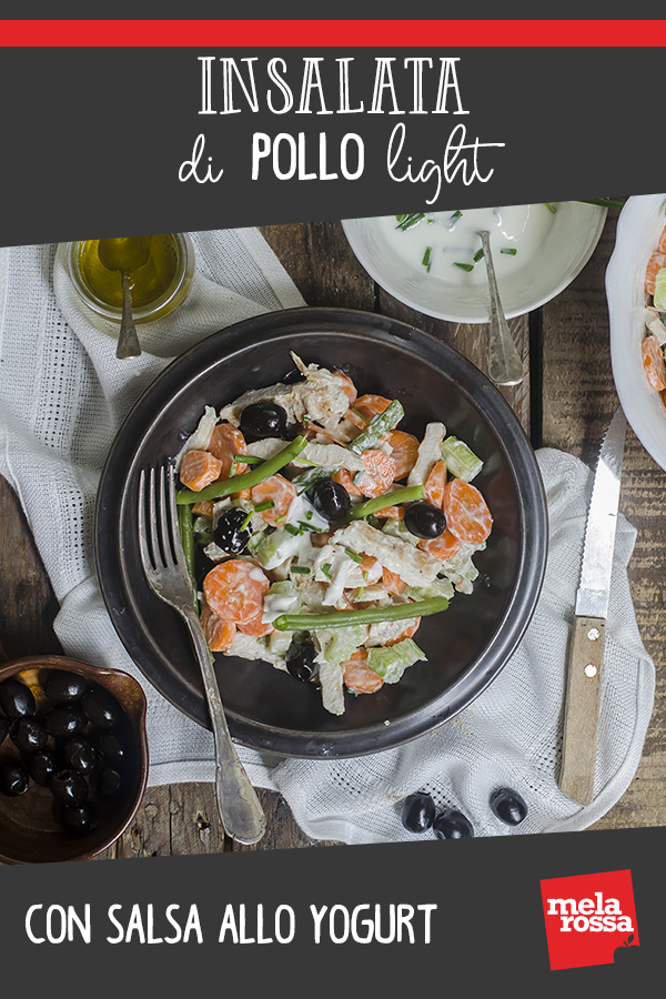 Insalata di pollo light ricetta