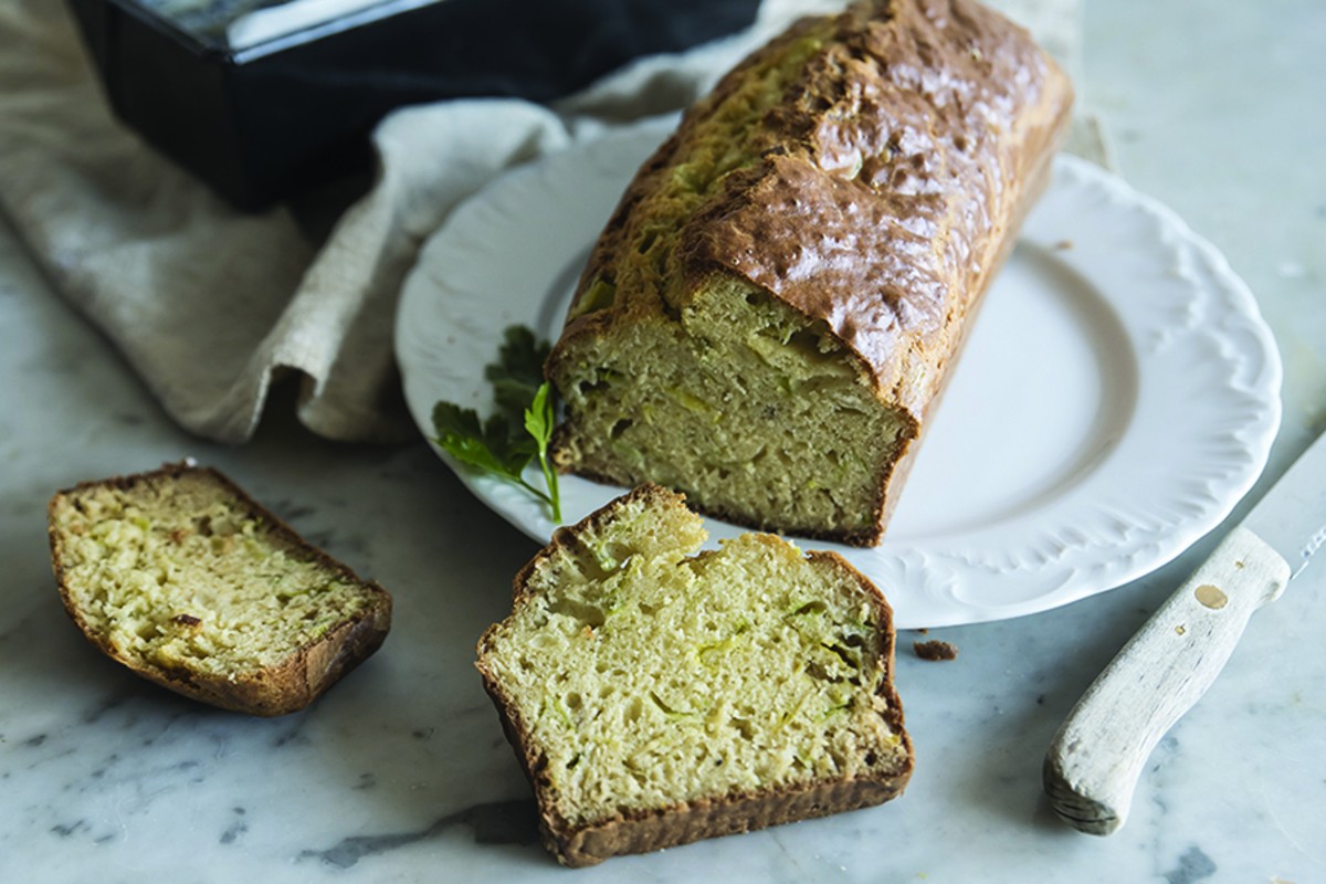 ricette con i porri: plumcake salato ai porri