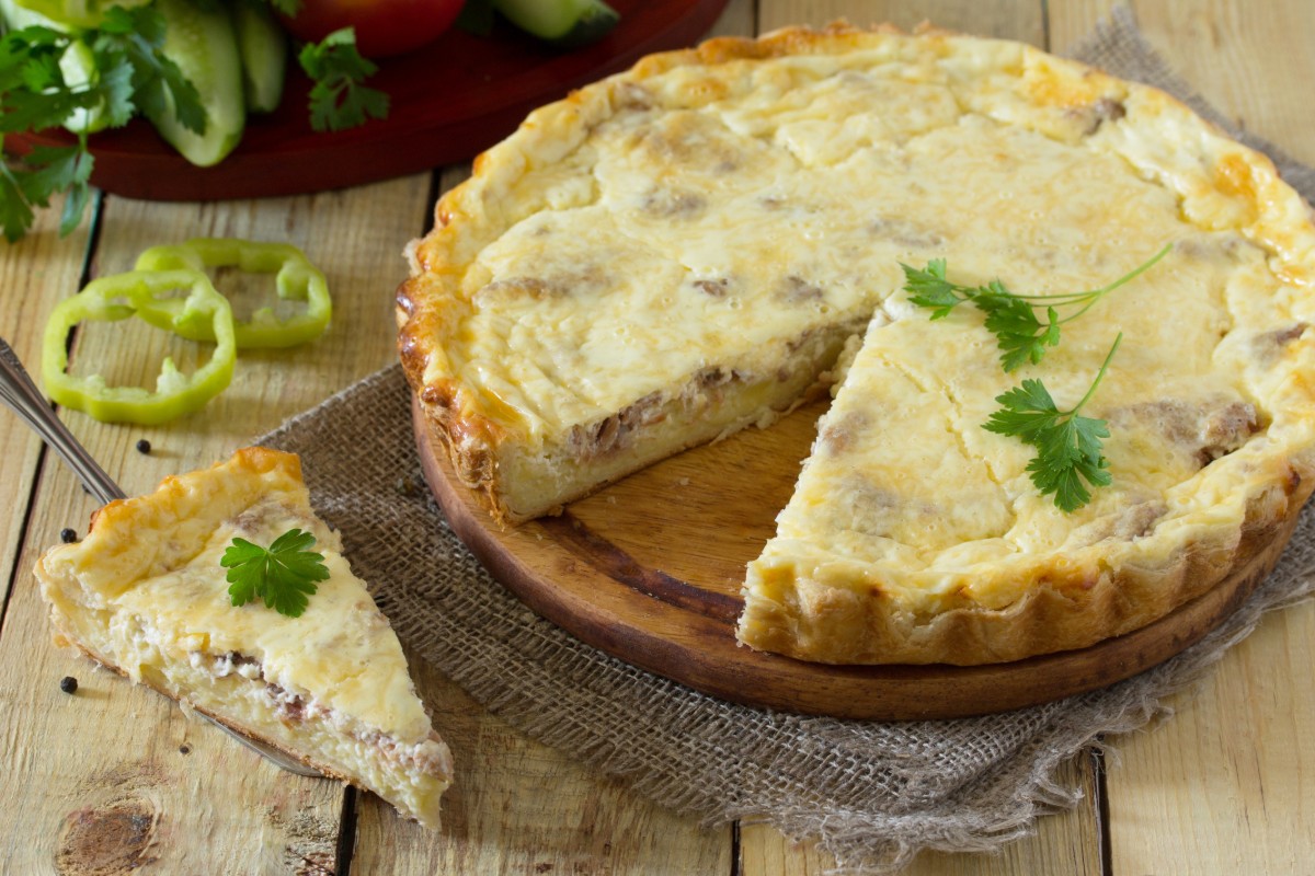 quiche di porri e patate