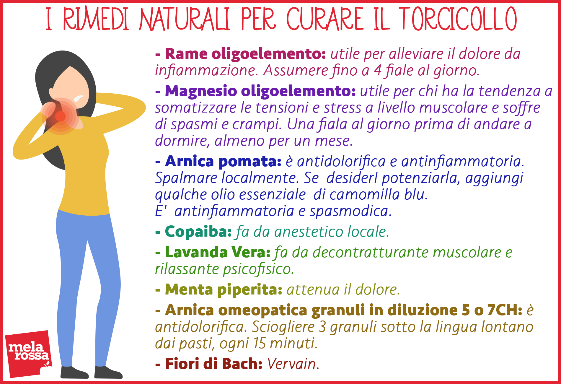 torcicollo: rimedi naturali 