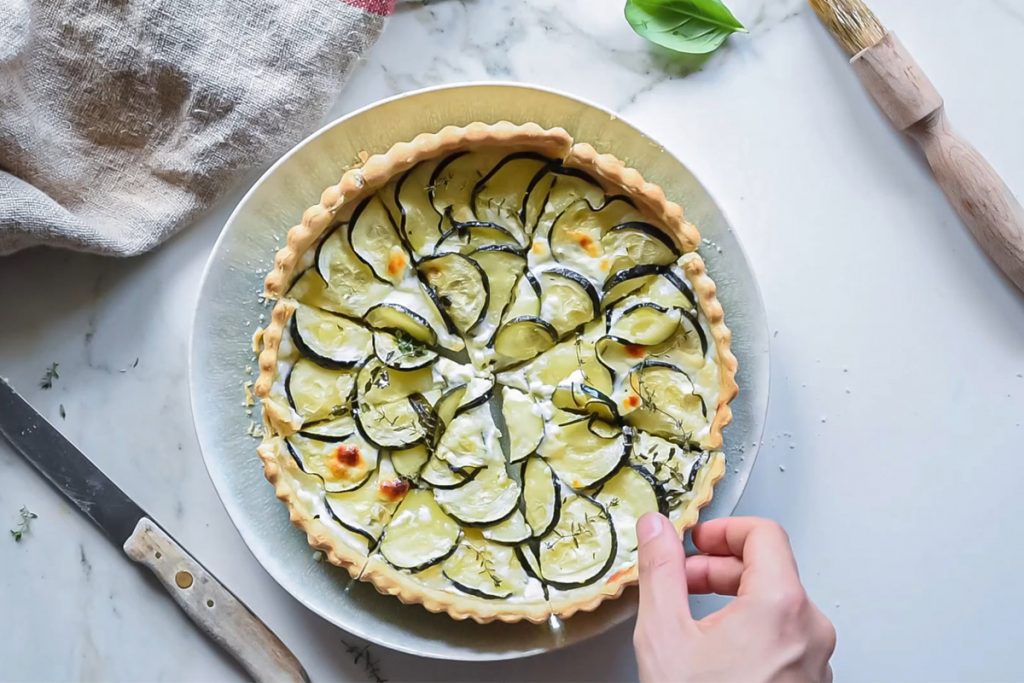 Torta salata con zucchine e certosa ricetta