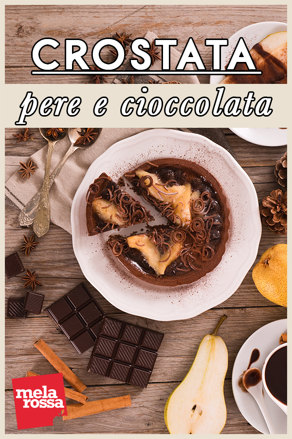 crostata pere e cioccolato
