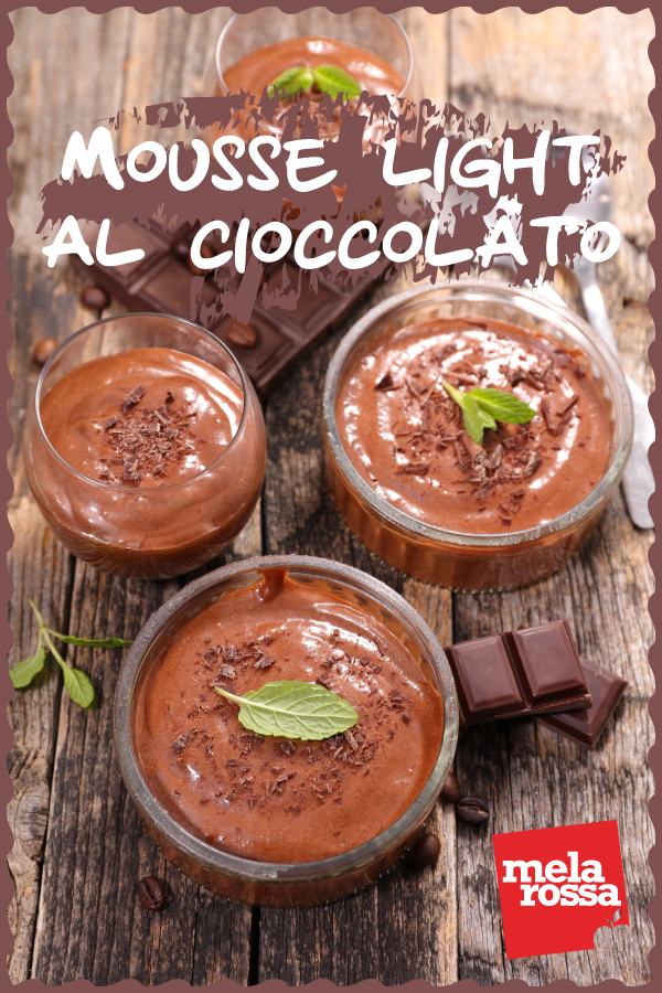 mousse al cioccolato: ricette light