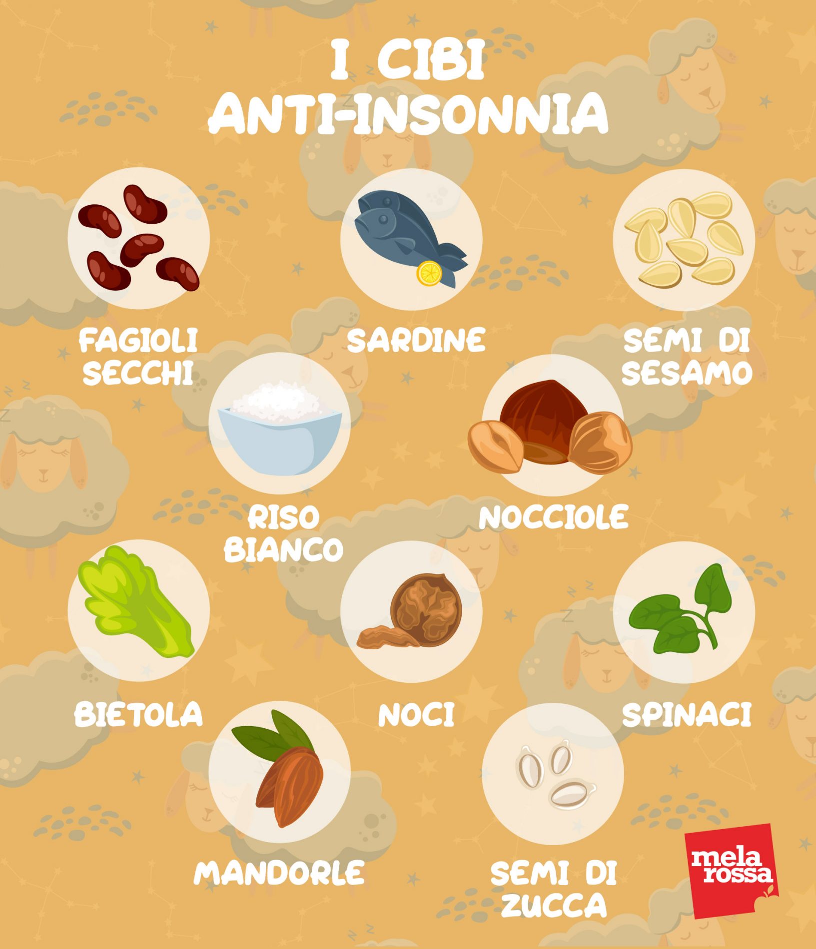 cibi anti insonnia