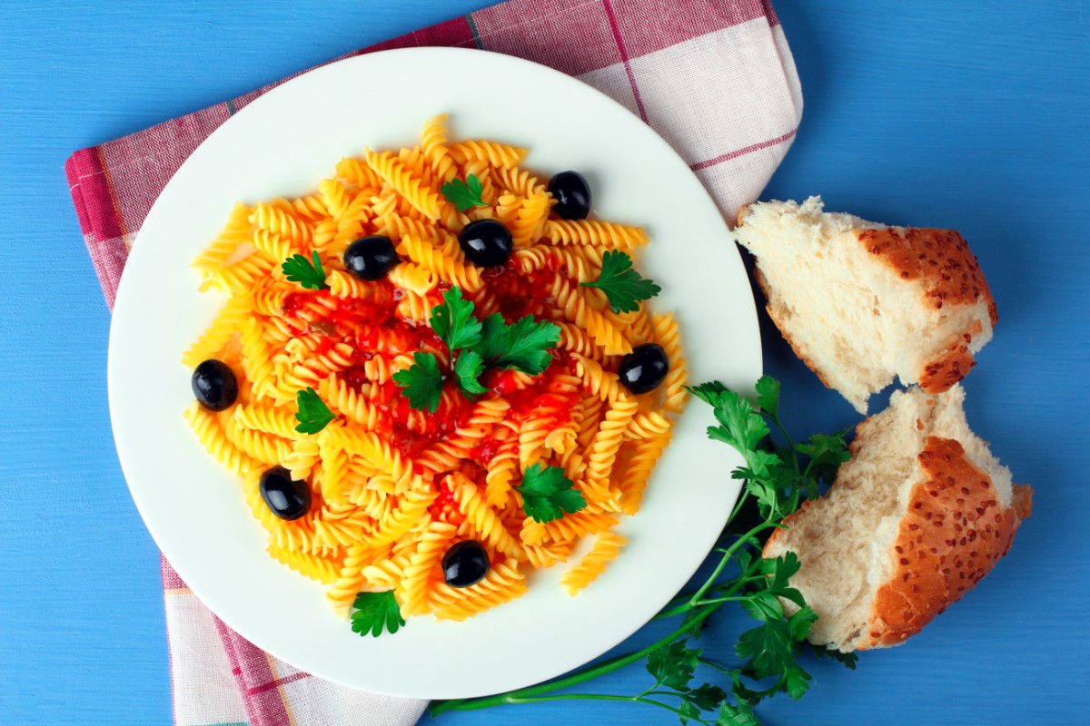 Fusilli alle olive nere