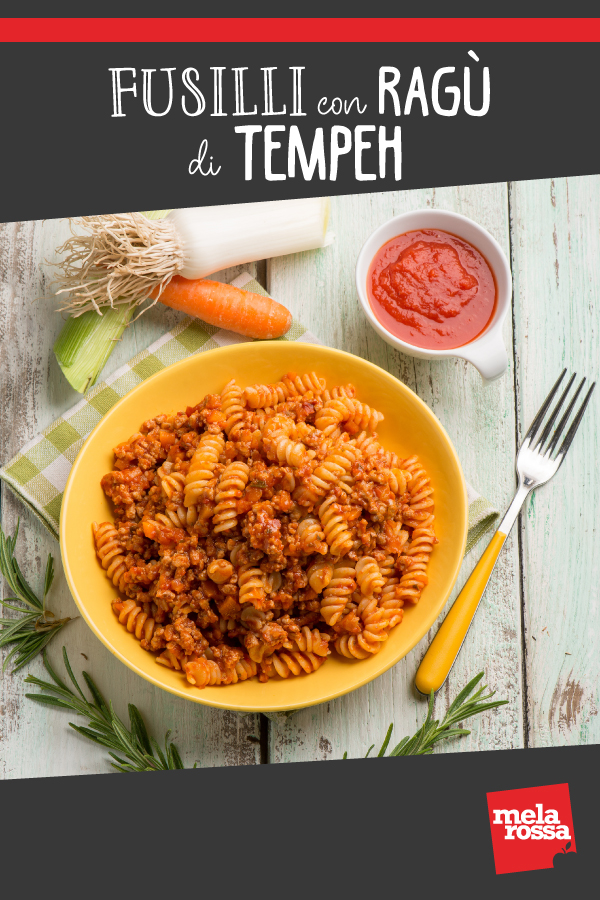 fusilli con ragù di tempeh