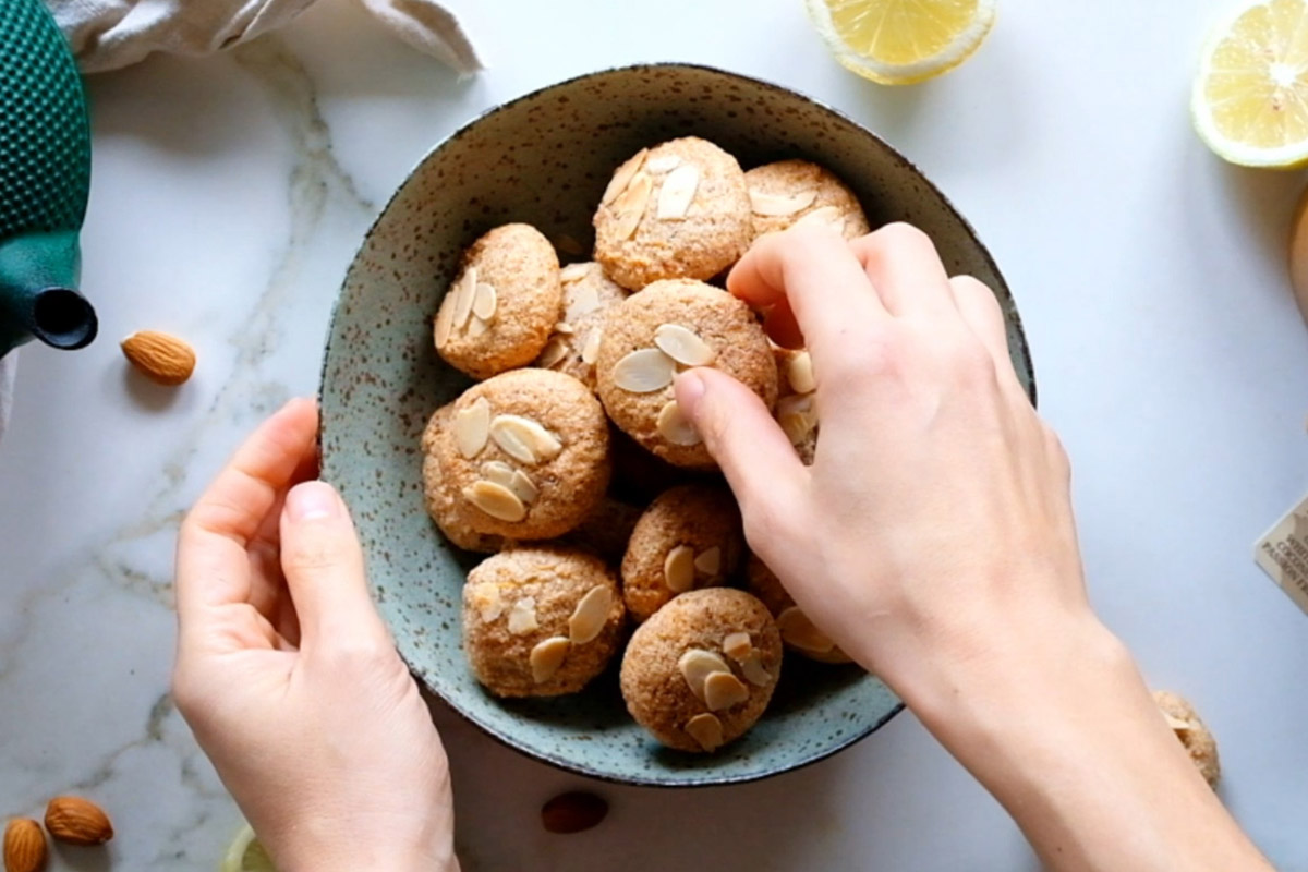 pasticcini alle mandorle con stevia