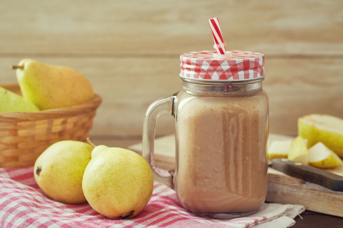 ricette con  miele: smoothie di pera