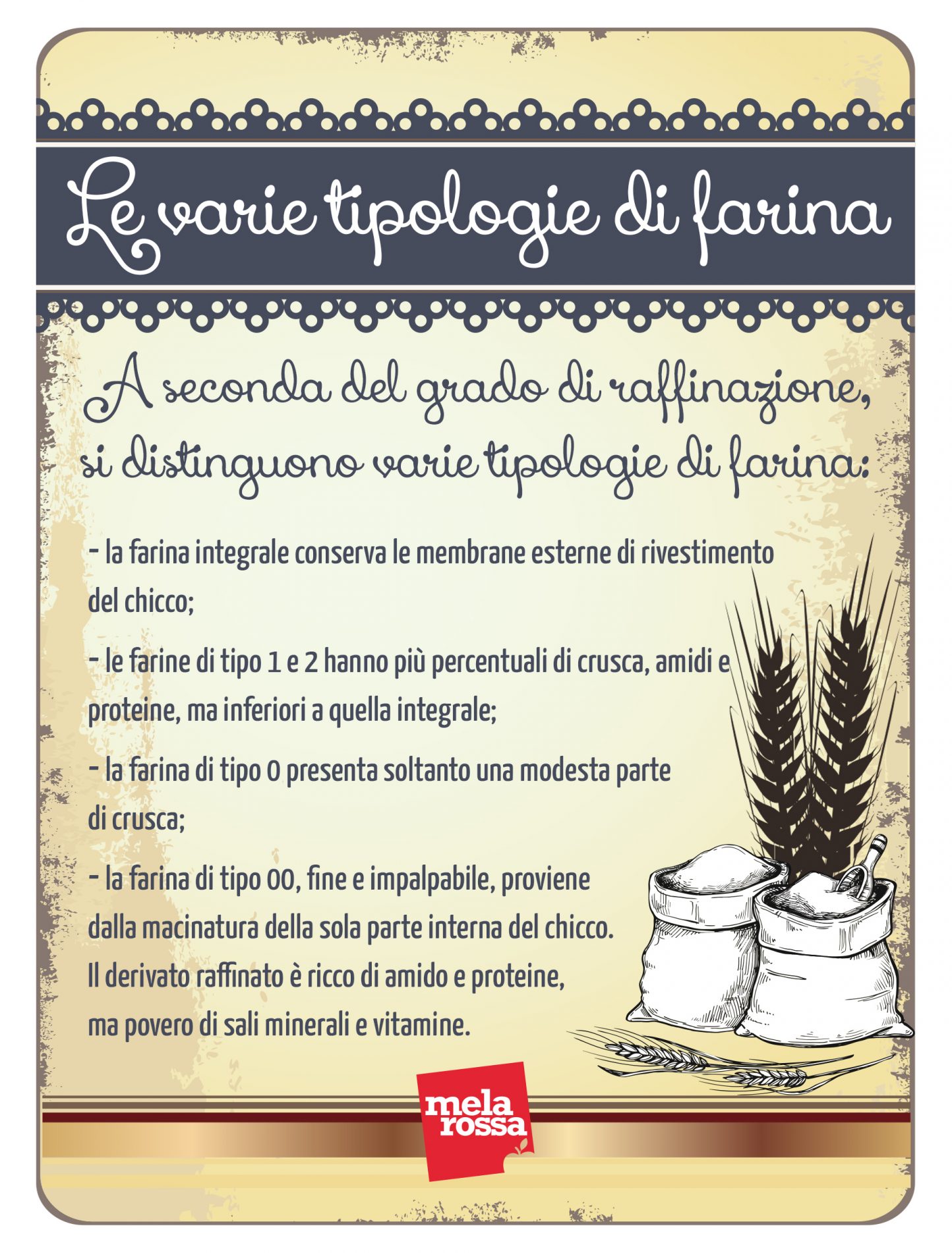 tipologie farina di frumento
