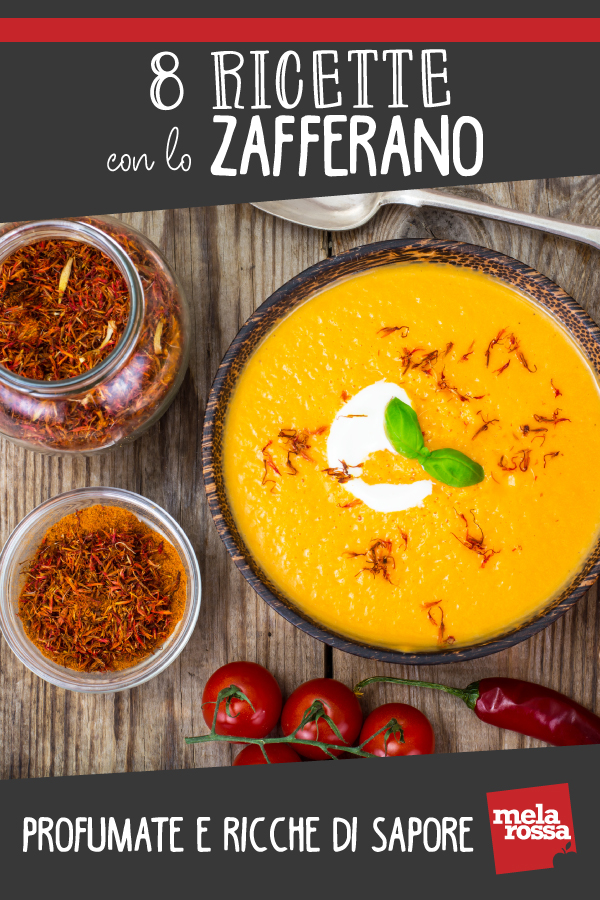 8 riccette con zafferano