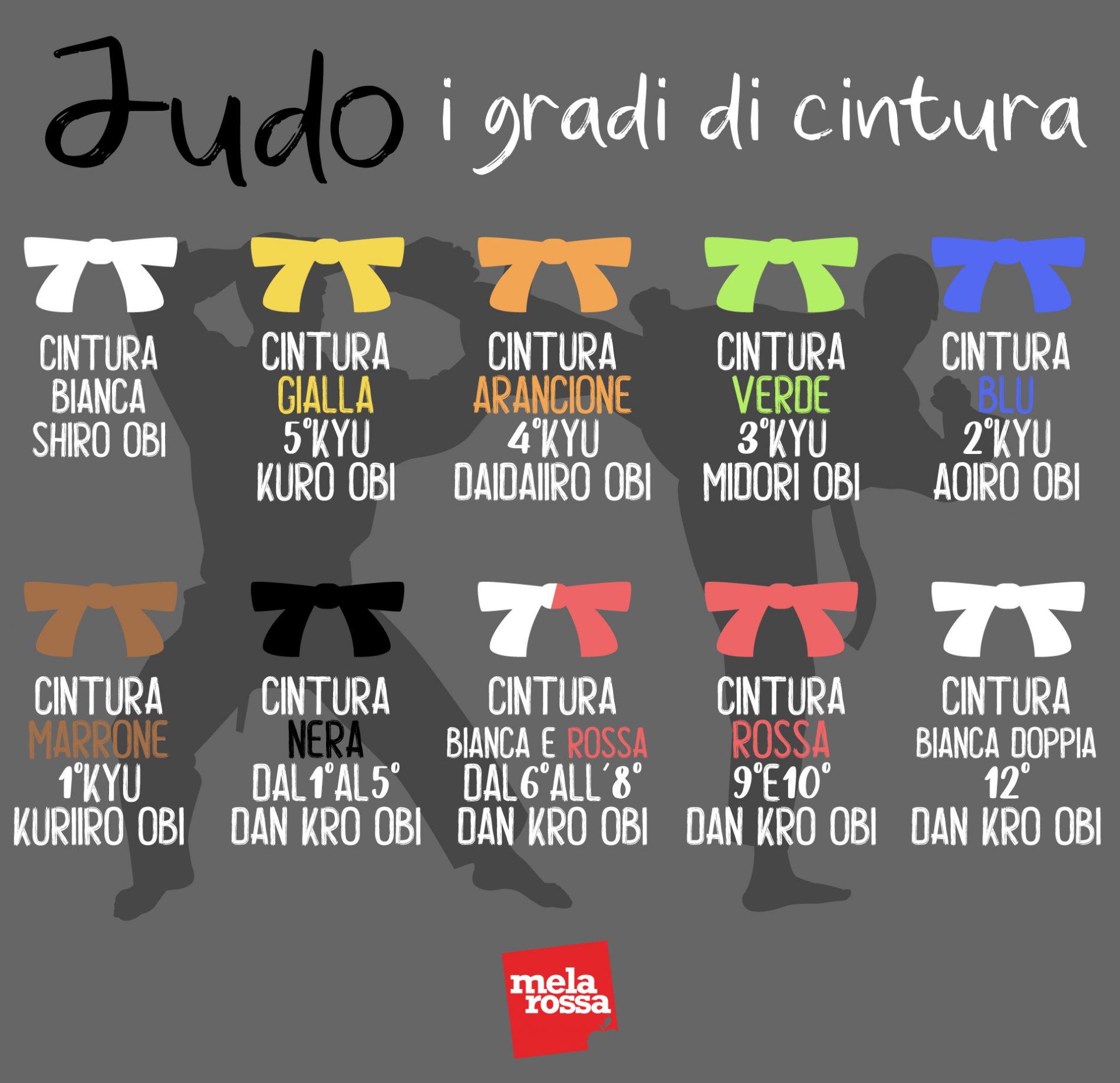 judo: gradi di cintura