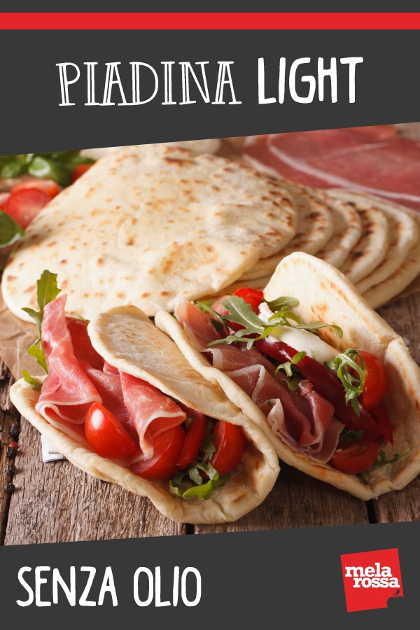 Piadina light senza olio