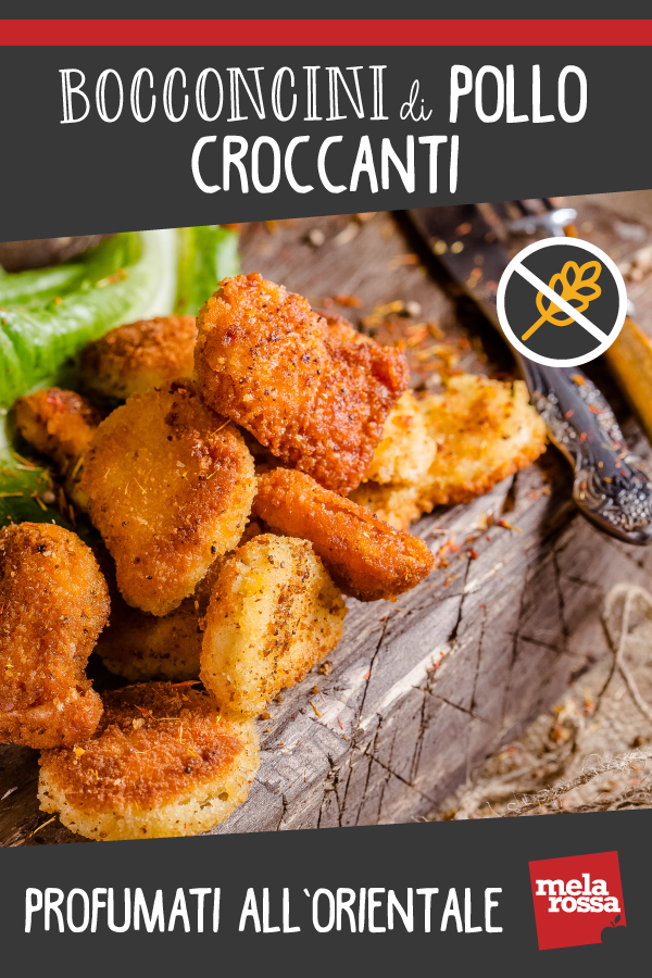 Bocconcini di pollo croccanti all'orientale