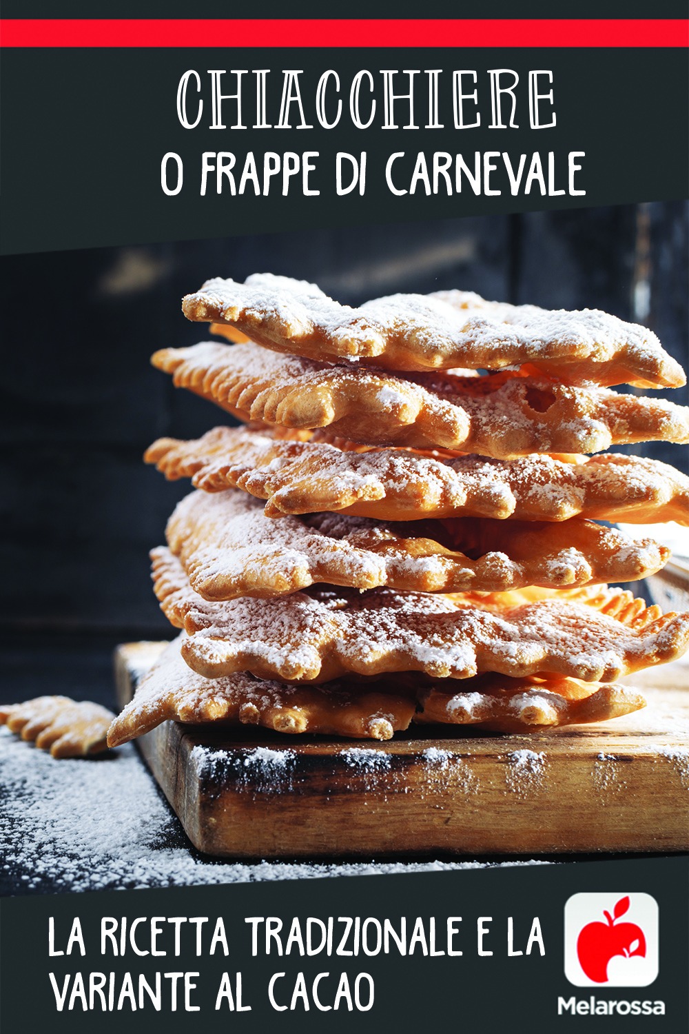 Chiacchiere al forno o frappe di Carnevale