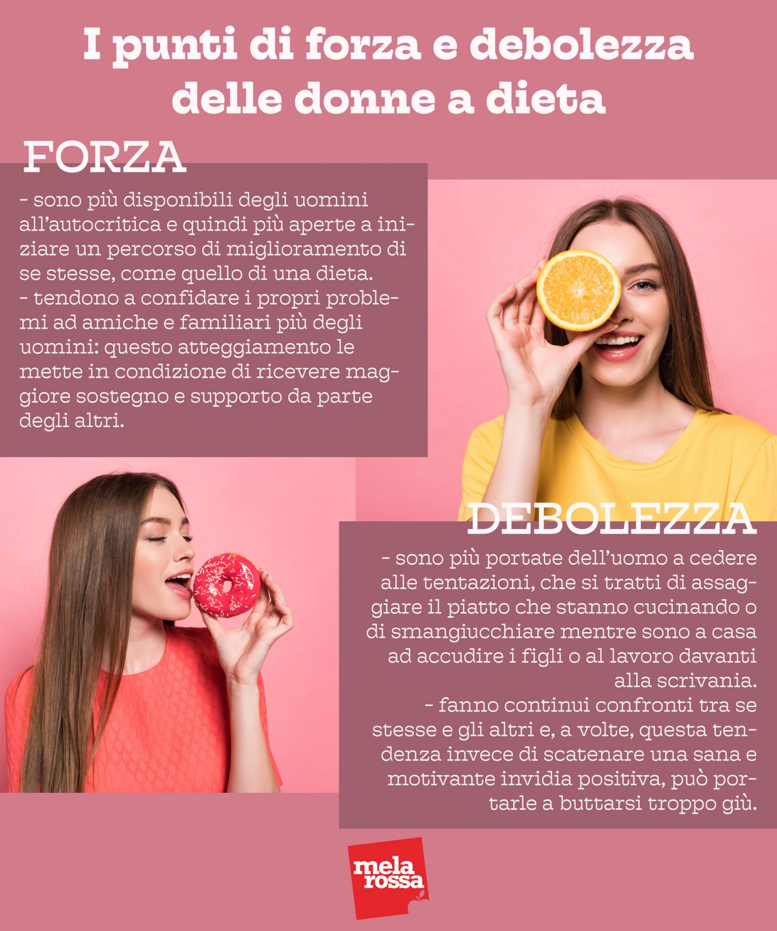 dieta di coppia: punti di debolezza e di forza delle donne 