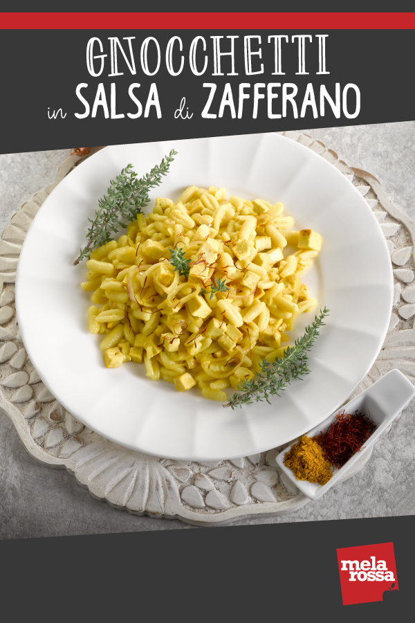 gnocchetti in salsa di zafferano