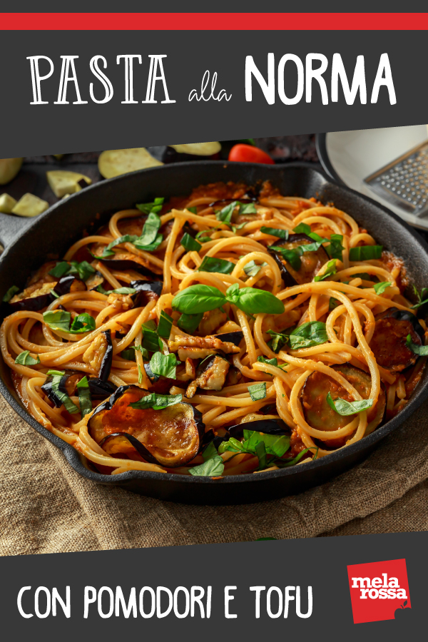 Pasta alla Norma con pomodori e tofu