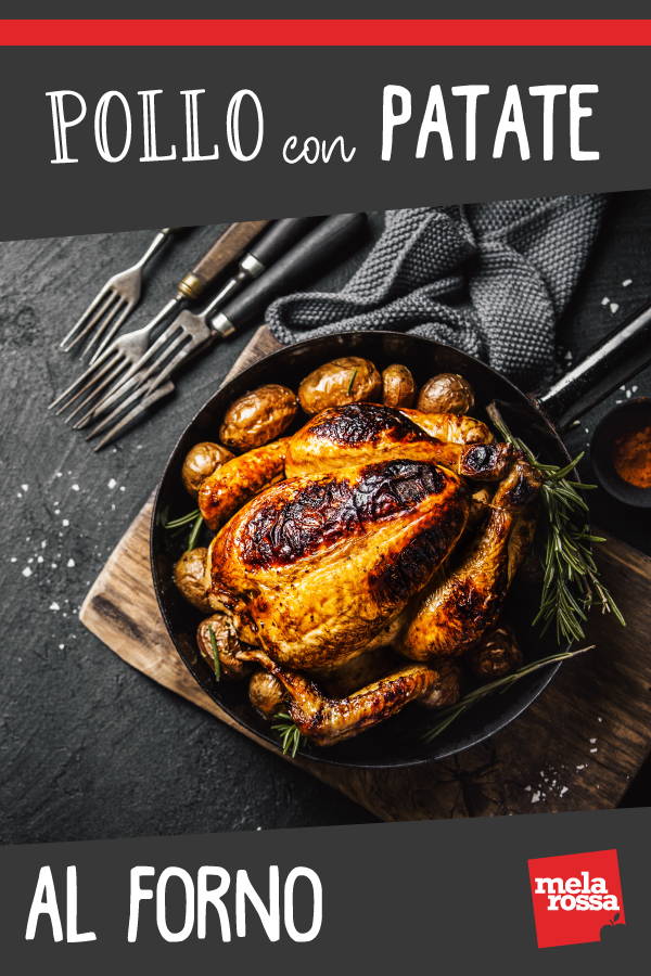 pollo al forno con patate