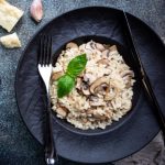 Risotto ai funghi cardoncelli e zafferano