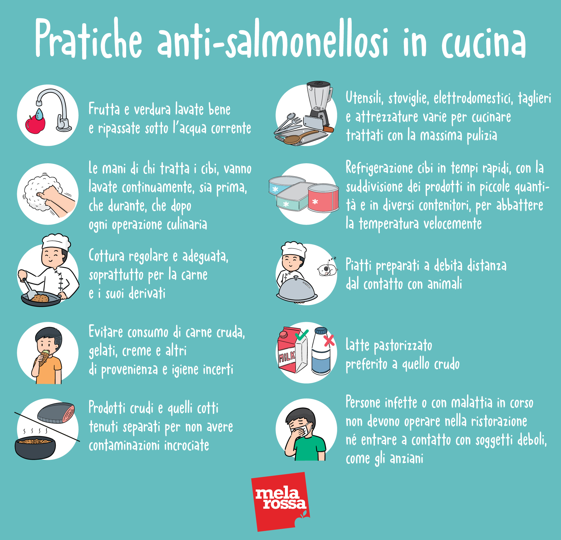 salonella: prevenzione in cucina