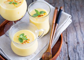smoothie di mango zafferano