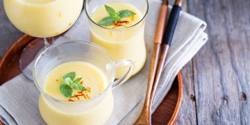 smoothie di mango zafferano