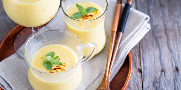 smoothie di mango zafferano
