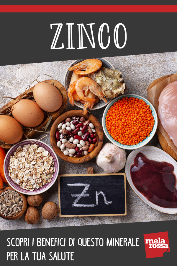 Zinco: benefici e cibi ricchi