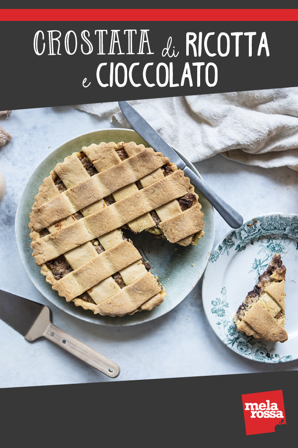 crostata ricotta e cioccolato