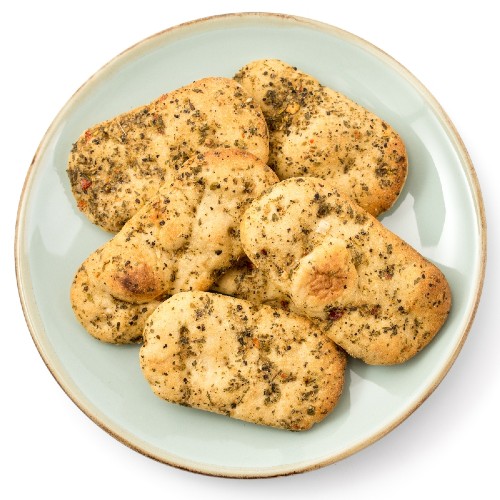 focaccine carote e coriandolo