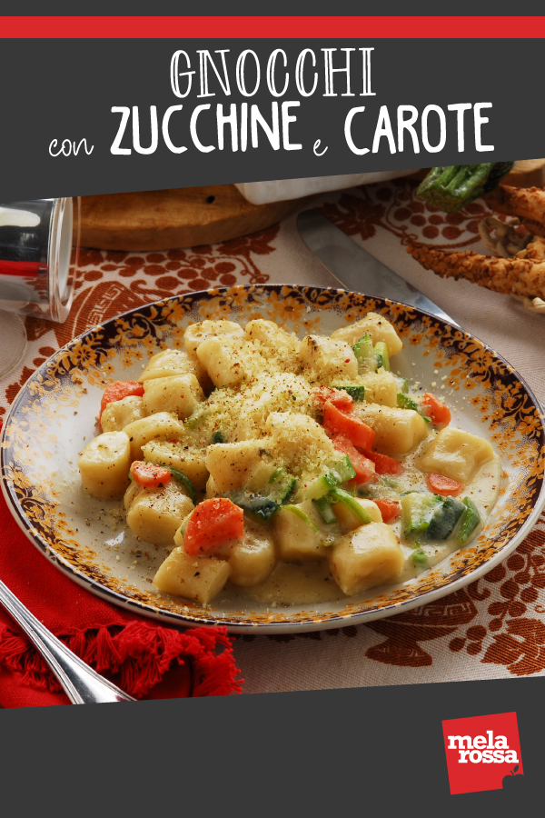 gnocchi con zucchine e carote ricetta
