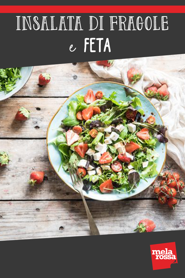 Insalata di fragole e feta